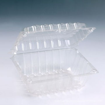 Прозрачная пластиковая упаковка из полиэтилентерефталата с пищевой концентрацией